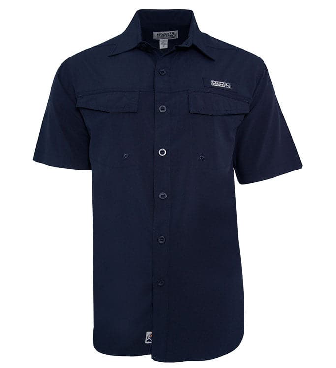 Men's Coastline Short Sleeve UV Vented Fishing Shirt - UPF 50+ Protection