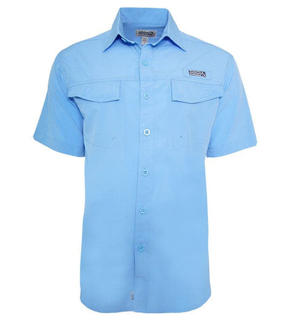 Men's Coastline Short Sleeve UV Vented Fishing Shirt - UPF 50+ Protection