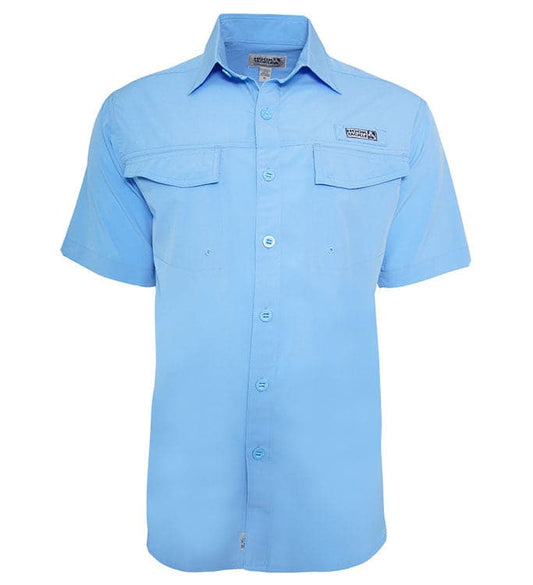 Men's Coastline Short Sleeve UV Vented Fishing Shirt - UPF 50+ Protection