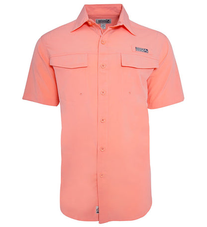 Men's Coastline Short Sleeve UV Vented Fishing Shirt - UPF 50+ Protection